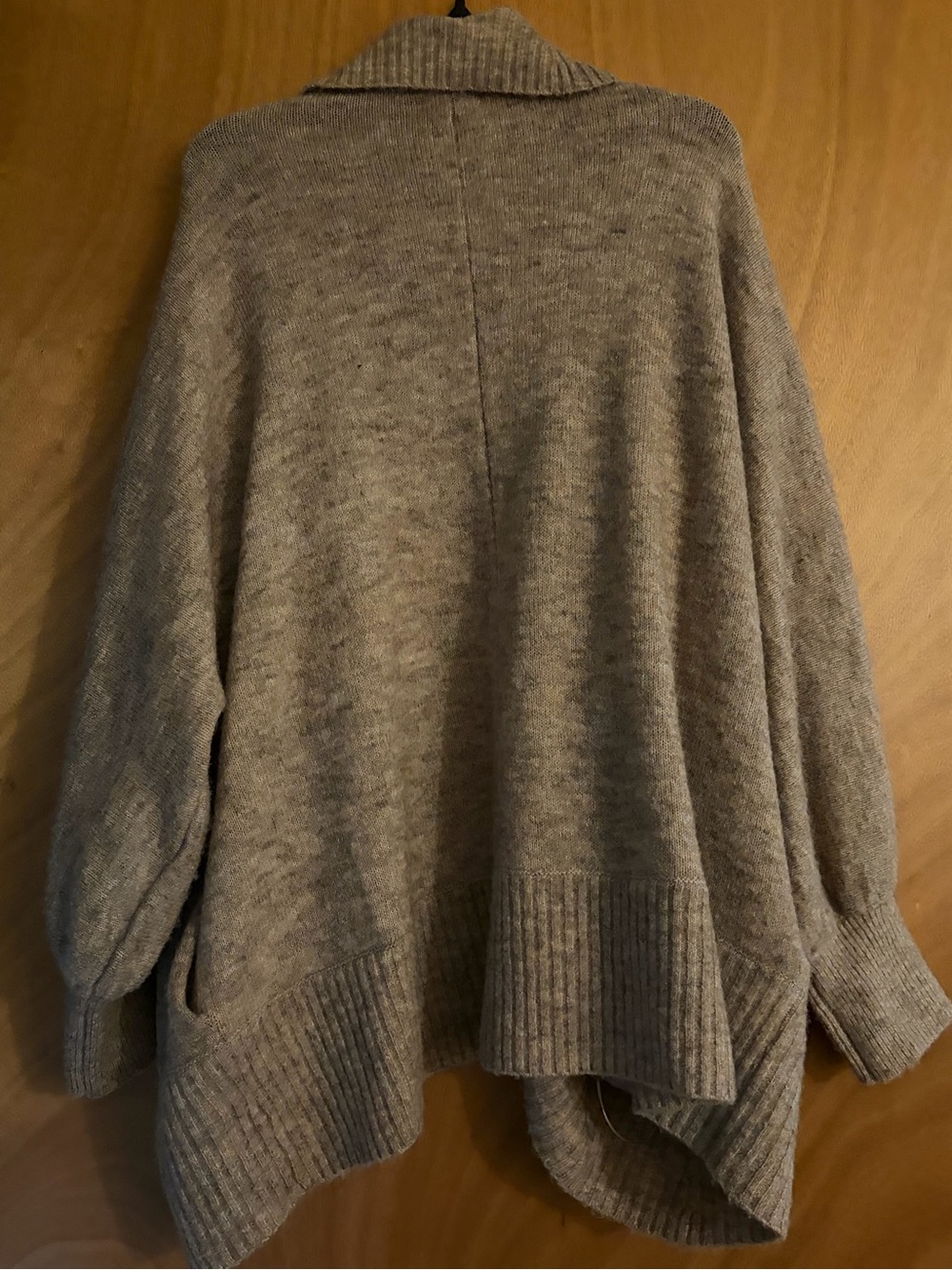 Nine West Taupe Open-Front Ribbed Cardigan - Picture 2 of 2